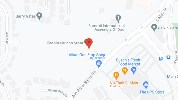 Brookdale Ann Arbor in google map
