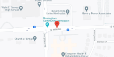 Evergreen Health and Living Center in google map