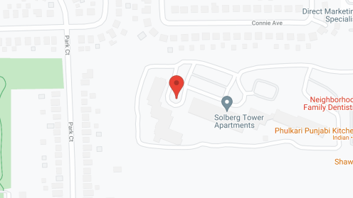 Map of the neighborhood around Madison Manor Apartments