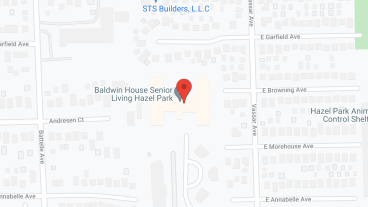 Baldwin House Hazel Park Senior Living in google map