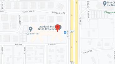 Meadows Manor North Retirement in google map