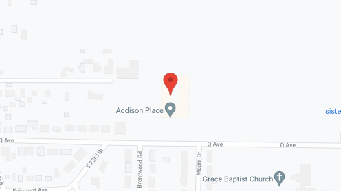 Map of the neighborhood around Addison Place