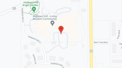 Map of the neighborhood around Hubbard Hill Village