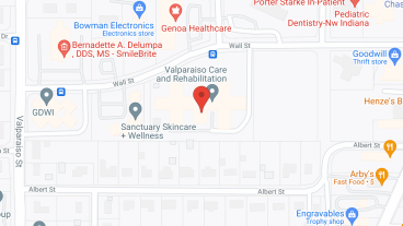 Valparaiso Care and Rehab Center in google map