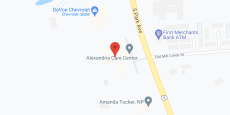 Alexandria Care Ctr in google map