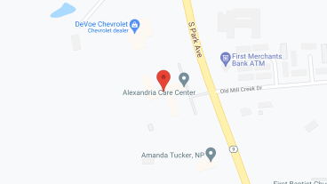 Alexandria Care Ctr in google map