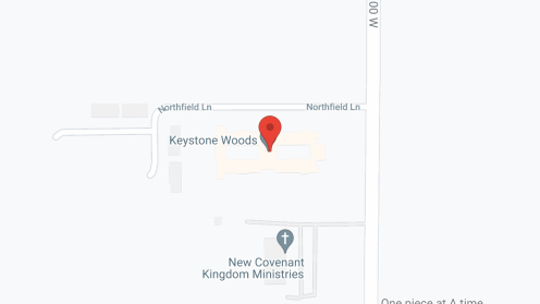 Map of the neighborhood around Keystone Woods