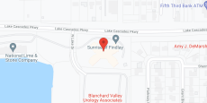 Sunrise of Findlay in google map