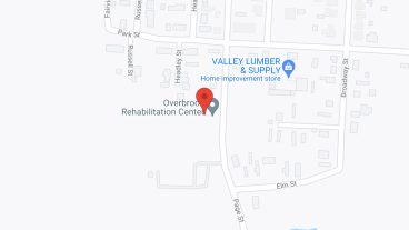 Overbrook Center in google map