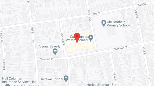 Map of the neighborhood around Westmoreland Place Inc