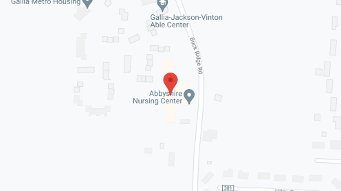 Map of the neighborhood around Scenic Hills Nursing Ctr