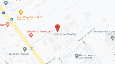 The Cottages of Clayton, Inc. in google map