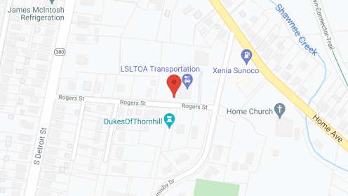 Map of the neighborhood around Hillside Care Center