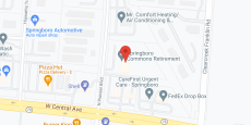 Springboro Commons Retirement in google map