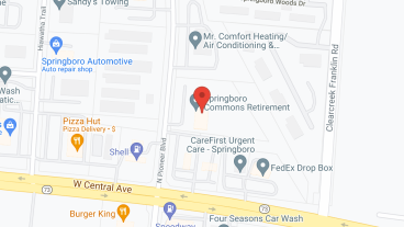 Springboro Commons Retirement in google map