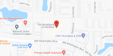 The Woodlands of Hamilton in google map
