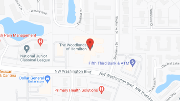 The Woodlands of Hamilton in google map