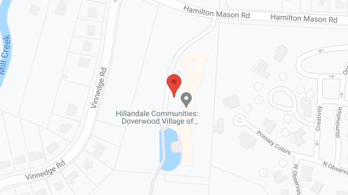 Map of the neighborhood around Doverwood Village