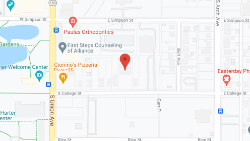 Map of the neighborhood around Villa Maria
