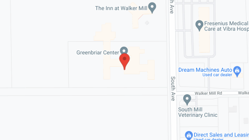 Map of the neighborhood around Greenbriar