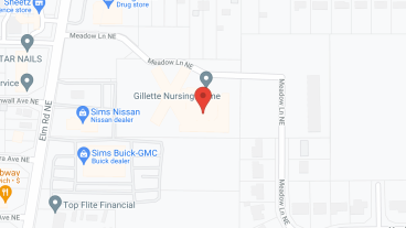 Gillette Nursing Home in google map