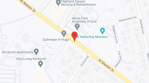 Map of the neighborhood around Ohio Living Rockynol