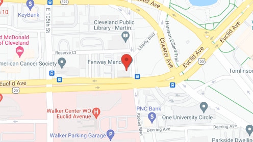 Map of the neighborhood around Fenway Manor