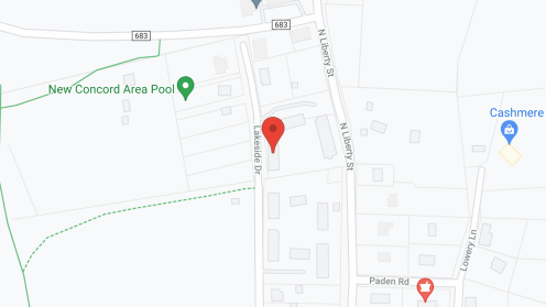Map of the neighborhood around Evergreen Retirement Village