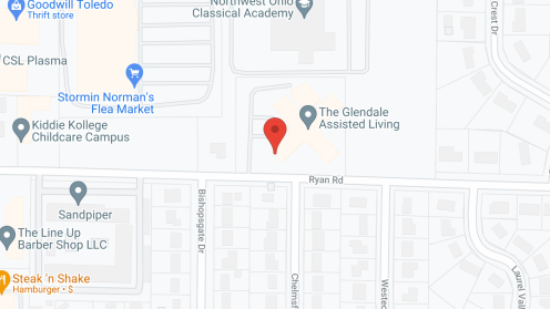 Map of the neighborhood around Aviva Glendale Assisted Living