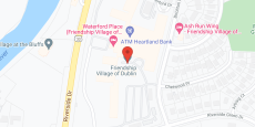 Friendship Village of Dublin, a CCRC in google map