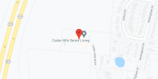 Cedar Hills Senior Living in google map