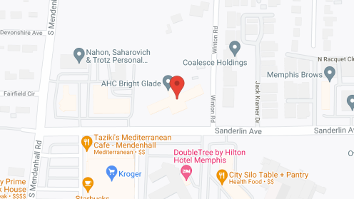 Map of the neighborhood around Bright Glade Convalescent Ctr