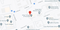 Arbor Terrace of Knoxville in google map