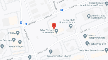 Arbor Terrace of Knoxville in google map