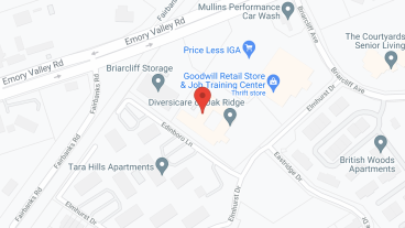 Diversicare of Oak Ridge/Briarcliff Health Care Ctr in google map