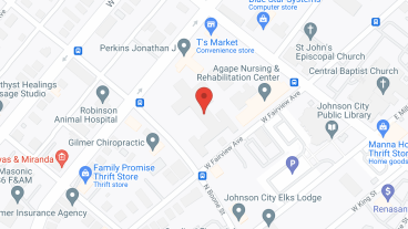 Asbury Place of Johnson City in google map