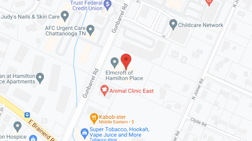 Map of the neighborhood around American House Hamilton Place