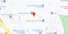The Waters of Smyrna in google map
