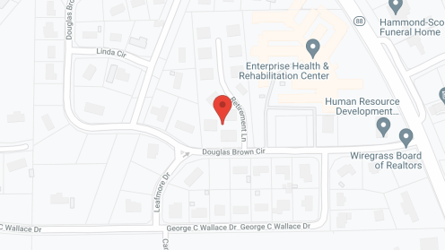 Map of the neighborhood around Enterprise Nursing Home