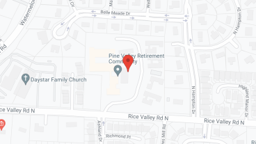 Pine Valley in Tuscaloosa in google map