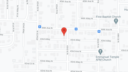 Map of the neighborhood around Heavenly Place Manor
