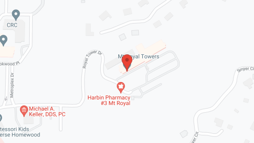 Map of the neighborhood around Elite Senior Living Center