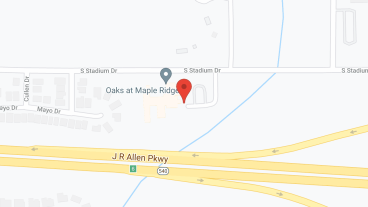 Oaks at Maple Ridge in google map
