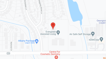 Century Pines and Evergreen Senior Living in google map