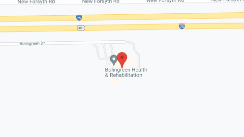 Map of the neighborhood around Bolingreen Nursing Ctr