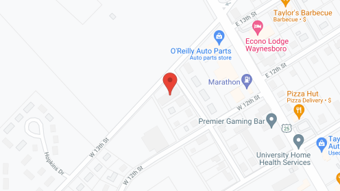 Map of the neighborhood around Savannah Square Care