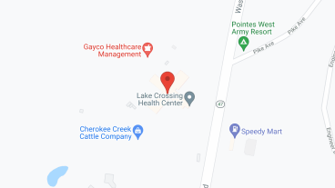 Lake Crossing Health Ctr in google map