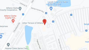 Arbor Terrace Athens in google map