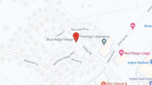 Map of the neighborhood around Blue Ridge Village