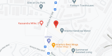 Atlanta Handicapped Manor in google map